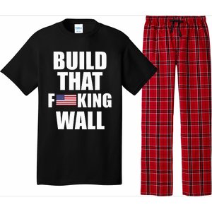 Build The Wall Donald Trump Rally Pajama Set