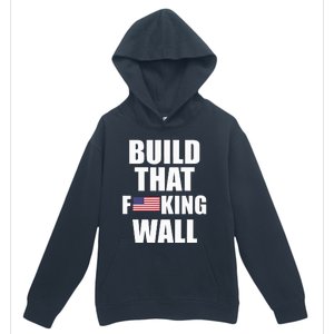 Build The Wall Donald Trump Rally Urban Pullover Hoodie