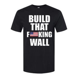 Build The Wall Donald Trump Rally Softstyle CVC T-Shirt