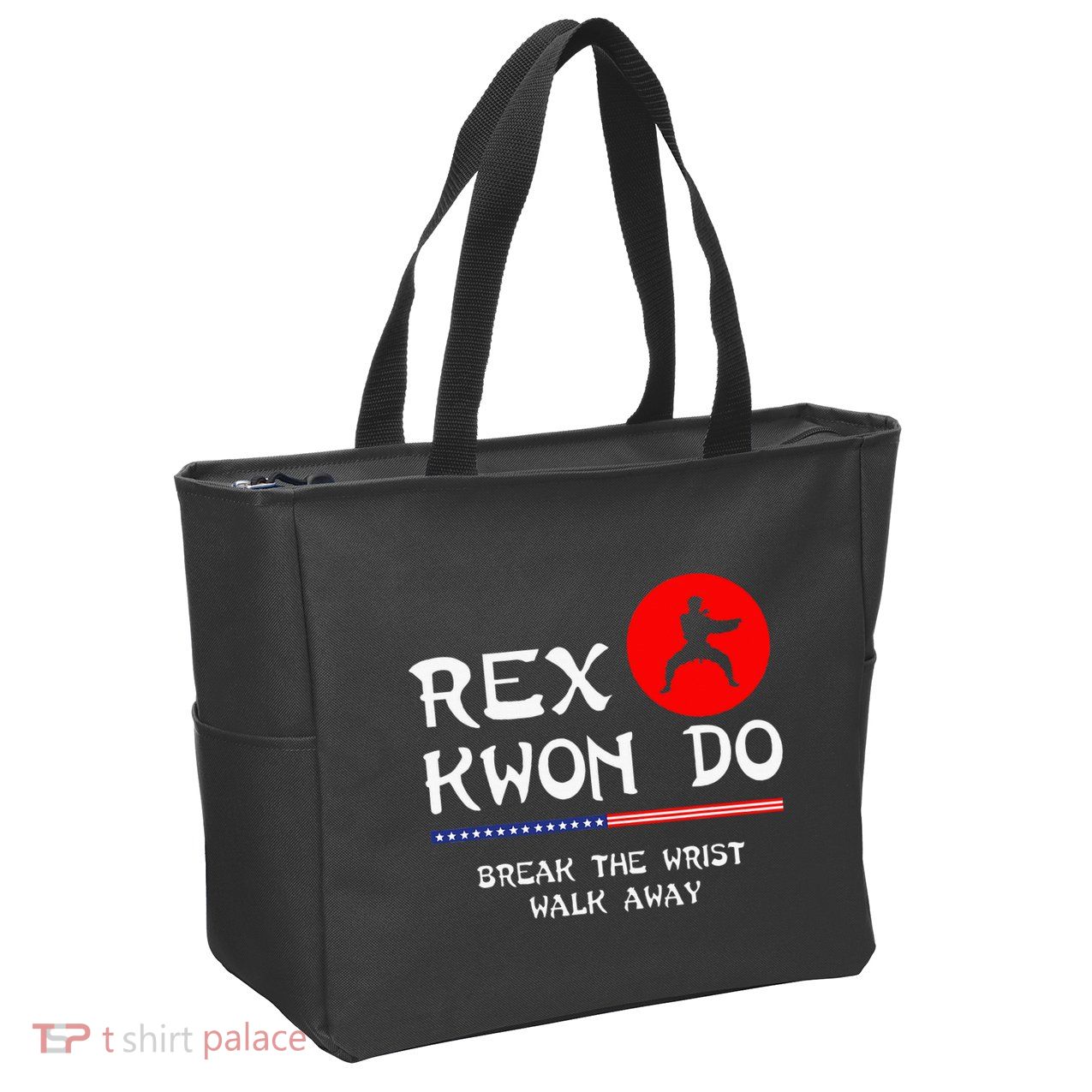 Break The Wrist Walk Away Rex Kwon Do Zip Tote Bag
