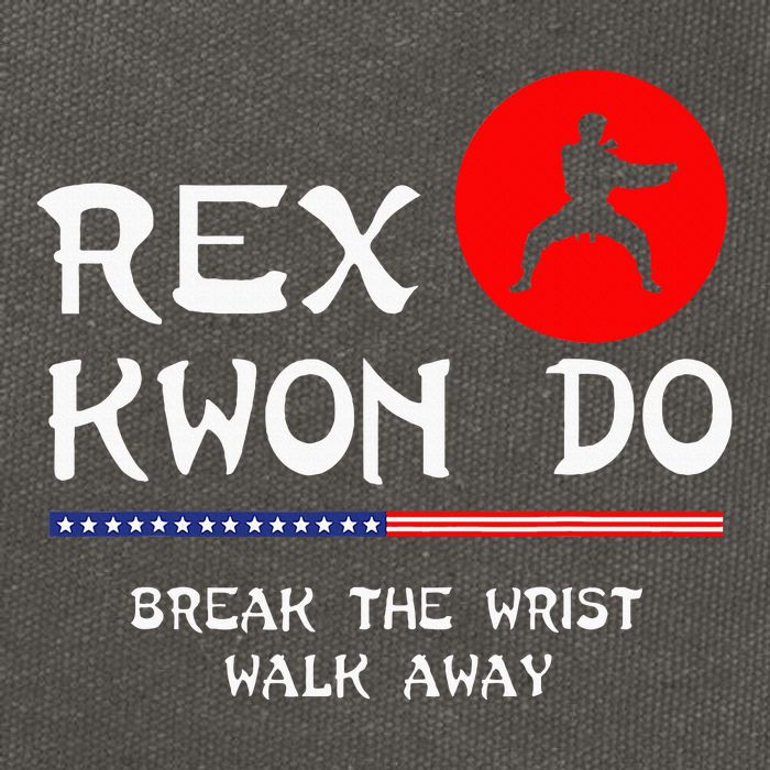 Break The Wrist Walk Away Rex Kwon Do Cotton Canvas Backpack