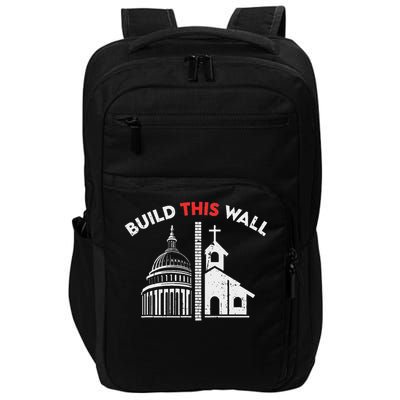 Build This Wall Separation Of Church And State Impact Tech Backpack