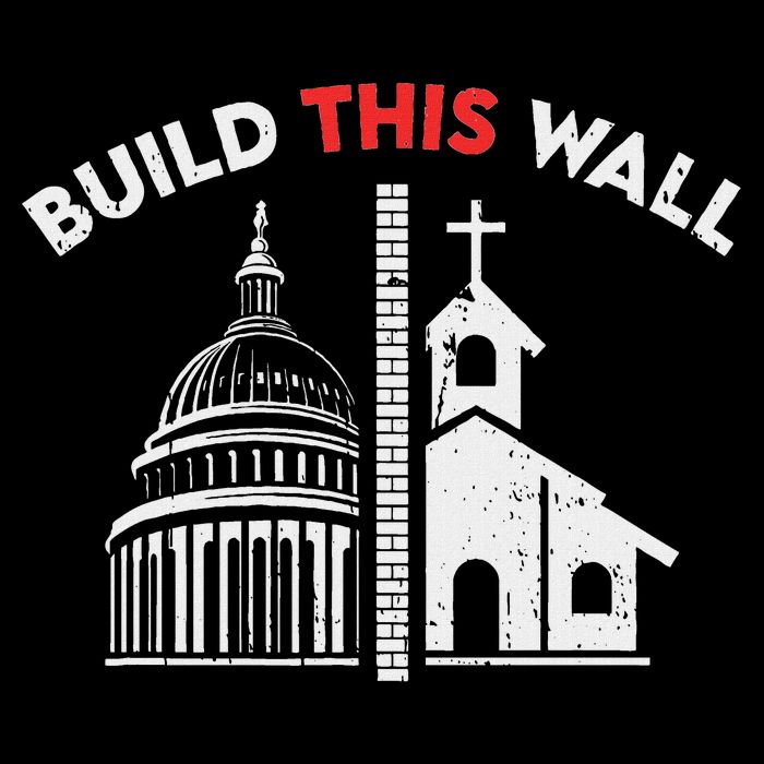 Build This Wall Separation Of Church And State 16 in Basic Backpack