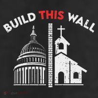 Build This Wall Separation Of Church And State 25L Jumbo Tote