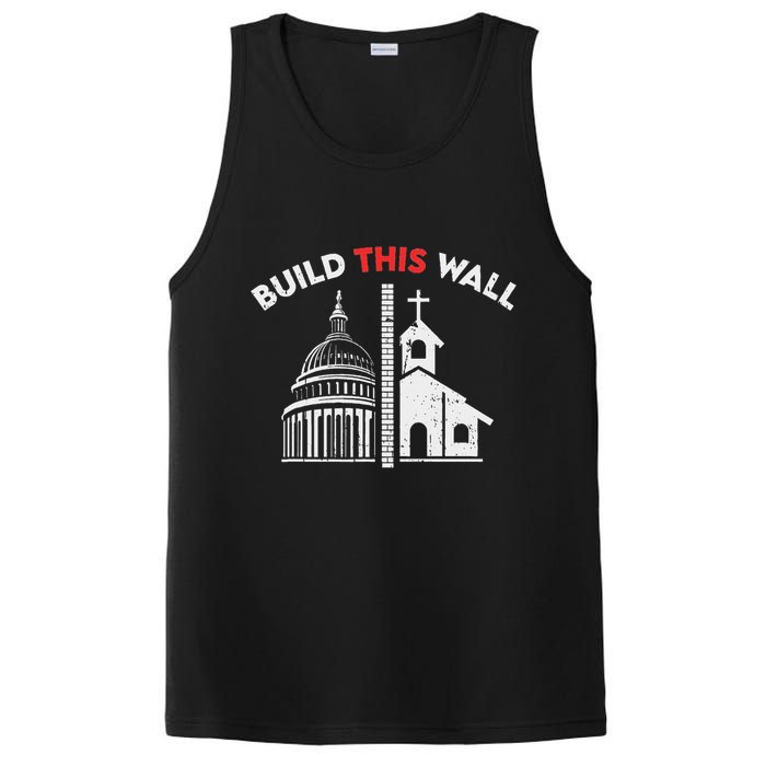 Build This Wall Separation Of Church And State PosiCharge Competitor Tank