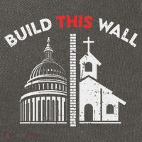 Build This Wall Separation Of Church And State Cotton Canvas Backpack