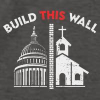 Build This Wall Separation Of Church And State Vector Backpack