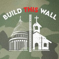 Build This Wall Separation Of Church And State Legacy Tie Dye Trucker Hat