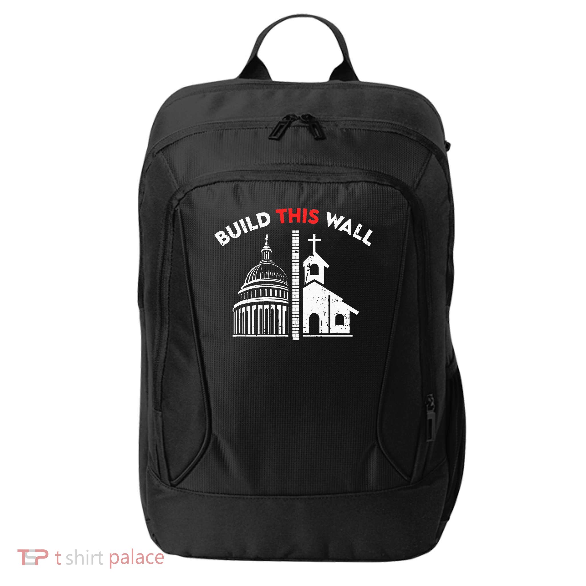 Build This Wall Separation Of Church And State City Backpack