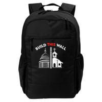 Build This Wall Separation Of Church And State Backpack