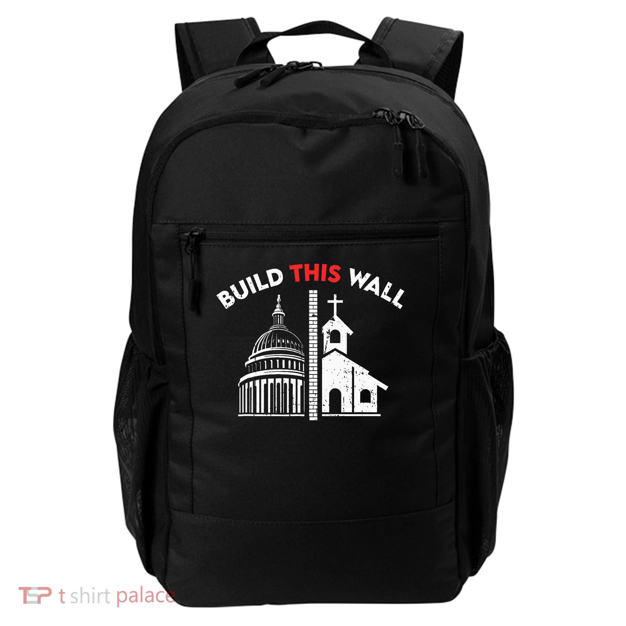 Build This Wall Separation Of Church And State Backpack