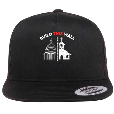 Build This Wall Separation Of Church And State Flatbill Hat