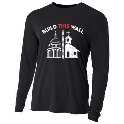 Build This Wall Separation Of Church And State Cooling Performance Long Sleeve Crew