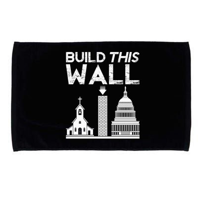 Build This Wall Separation Of Church And State Usa Gift Microfiber Hand Towel