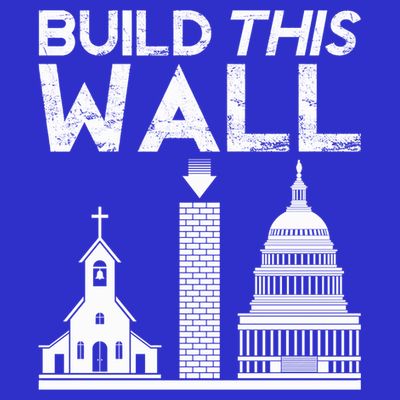 Build This Wall Separation Of Church And State Usa Gift T-Shirt