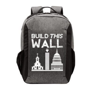 Build This Wall Separation Of Church And State Usa Gift Vector Backpack