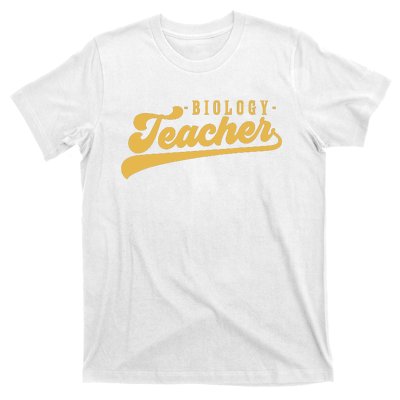 Biology Teacher Women Vintage Graphic Biology Teacher T-Shirt