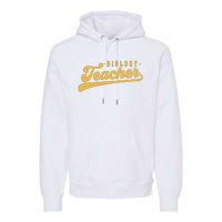 Biology Teacher Women Vintage Graphic Biology Teacher Premium Hoodie