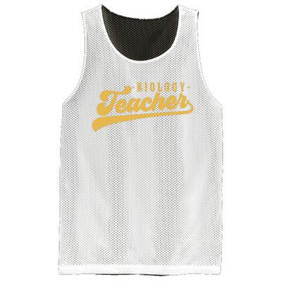 Biology Teacher Women Vintage Graphic Biology Teacher Mesh Reversible Basketball Jersey Tank