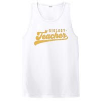 Biology Teacher Women Vintage Graphic Biology Teacher PosiCharge Competitor Tank