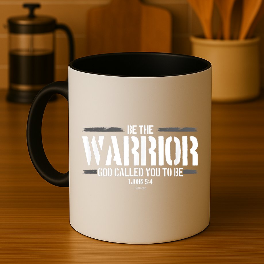 Be The Warrior God Called You To Be Gift For Mens Christian Gift Mug