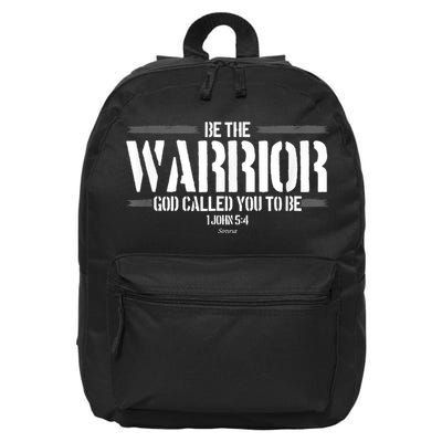 Be The Warrior God Called You To Be Gift For Mens Christian Gift 16 in Basic Backpack