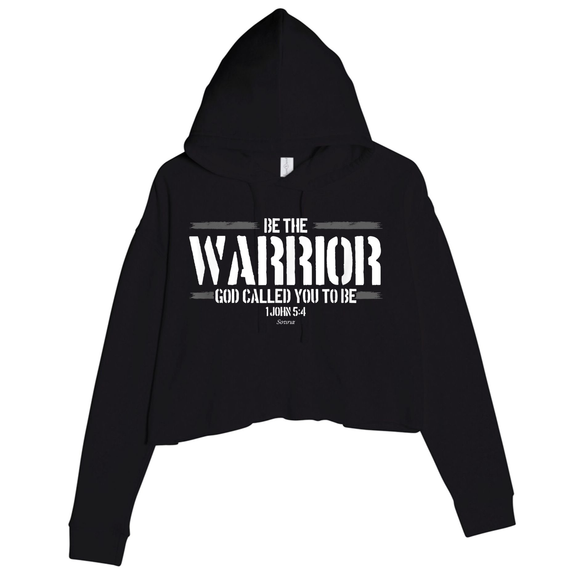 Be The Warrior God Called You To Be Gift For Mens Christian Gift Crop Fleece Hoodie