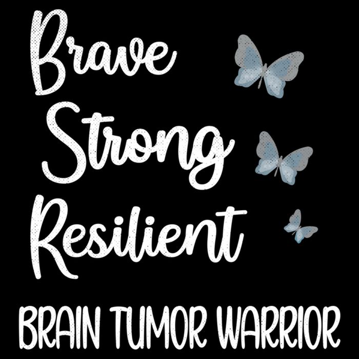 Brain Tumor Warrior Brain Cancer Awareness Gray Ribbon Gift Backpack