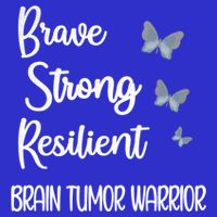 Brain Tumor Warrior Brain Cancer Awareness Gray Ribbon Gift 16 in Basic Backpack