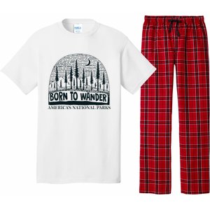 Born To Wander AmericaS National Parks Nature Pajama Set