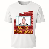 Build This Wall Lock Him Up Anti Trump Impeachment 45 Cooling Performance Crew T-Shirt