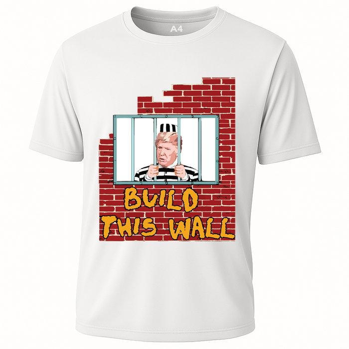 Build This Wall Lock Him Up Anti Trump Impeachment 45 Cooling Performance Crew T-Shirt