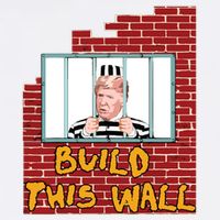 Build This Wall Lock Him Up Anti Trump Impeachment 45 Cooling Performance Crew T-Shirt