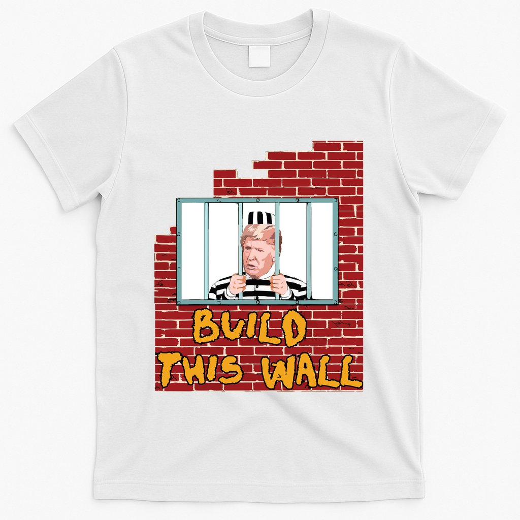 Build This Wall Lock Him Up Anti Trump Impeachment 45 T-Shirt