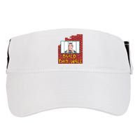 Build This Wall Lock Him Up Anti Trump Impeachment 45 Adult Drive Performance Visor