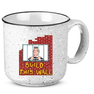 Build This Wall Lock Him Up Anti Trump Impeachment 45 15oz Campfire Ceramic Mug
