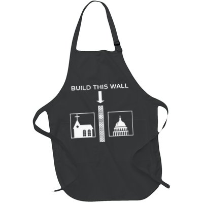 Build This Wall Ironic Separate Church And State Funny Apron