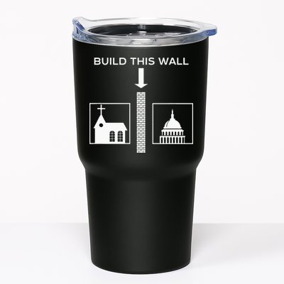 Build This Wall Ironic Separate Church And State Funny Tumbler