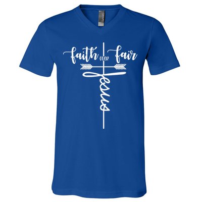 Build This Wall Separation Of Church And State Usa Gift V-Neck T-Shirt
