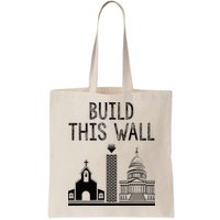 Build This Wall Ironic Separate Church And State Bag