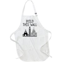 Build This Wall Ironic Separate Church And State Full-Length Apron With Pockets