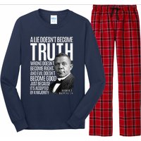 Booker T. Washington Lie Truth Evil Good Black History Month Long Sleeve Pajama Set