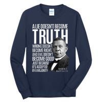 Booker T. Washington Lie Truth Evil Good Black History Month Tall Long Sleeve T-Shirt