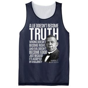 Booker T. Washington Lie Truth Evil Good Black History Month Mesh Reversible Basketball Jersey Tank