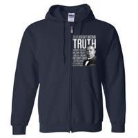 Booker T. Washington Lie Truth Evil Good Black History Month Full Zip Hoodie