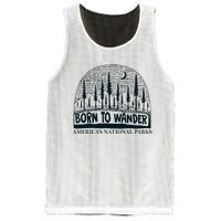 Born To Wander AmericaS National Parks Nature Mesh Reversible Basketball Jersey Tank