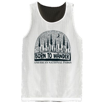 Born To Wander AmericaS National Parks Nature Mesh Reversible Basketball Jersey Tank