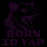 Born To Yap Funny Opossun Meme Awesome Possum Weird Gift Sustainable Bucket Hat