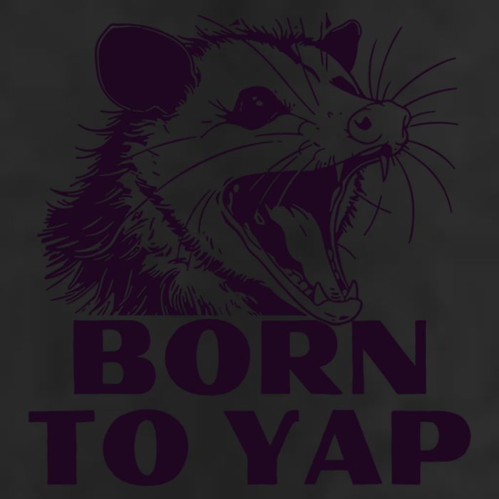 Born To Yap Funny Opossun Meme Awesome Possum Weird Gift Adult Drive Performance Visor