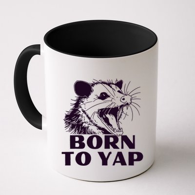 Born To Yap Funny Opossun Meme Awesome Possum Weird Gift Mug